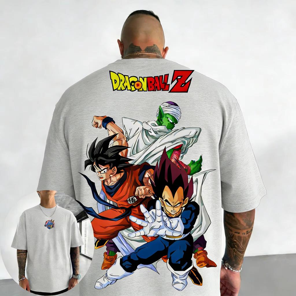 Dragon Ball Trendy Horké Položky Anime Potisk Bavlna Tričko 2026 Pánské a Dámské Nové Letní Street Hip Hop Volný Ležérní Vrchní Díl