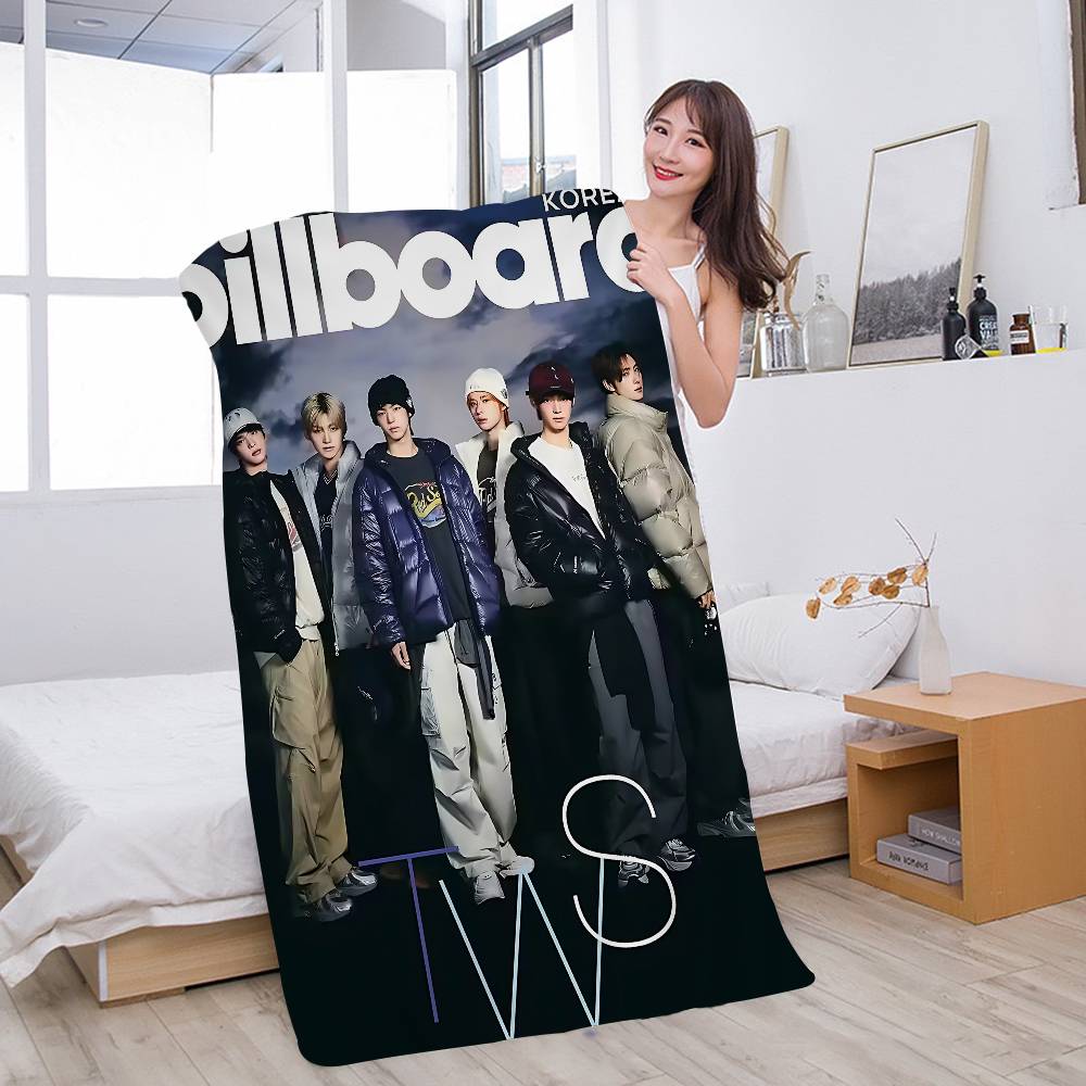 Popular Korean Pop T-TWS Beach Towel Colorful Bath Towels for Girl Microfiber Quick Dry Custom Sand Free Beach Yoga Spa Gym Pool