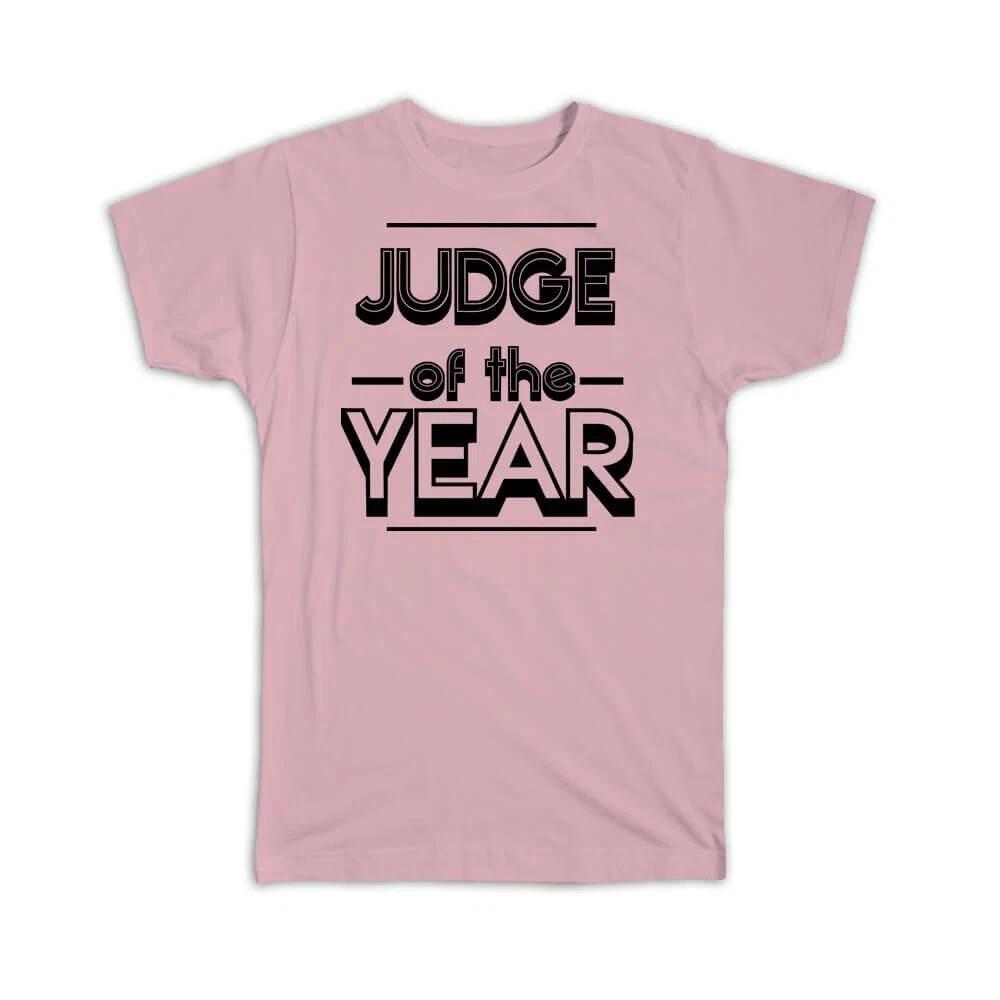 Gift T-Shirt : JUDGE of The Year Christmas Birthday Work Job 3XL
