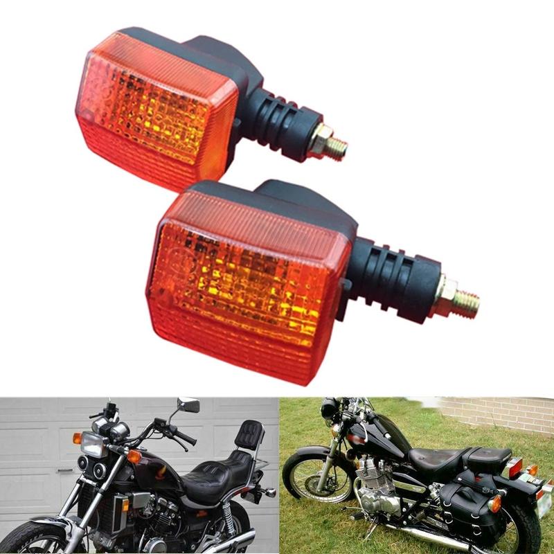 Powerful Motorcycle Turn Signals Scooter Indicator Parts Motorbike Turn Signal Light Lamp Amber Flasher For Honda 125 CBT