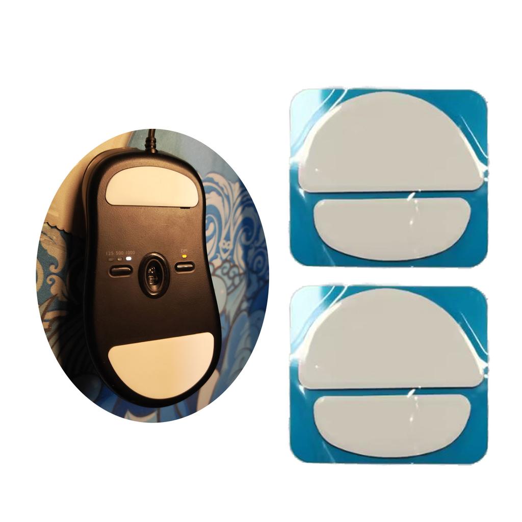 2Set Piciorușe Mouse Patine Mouse Autocolante Pad Alunecări Rotunjite Margini Curbate Piciorușe Mouse de Rezervă pentru Zowie EC1-A EC2-A EVO