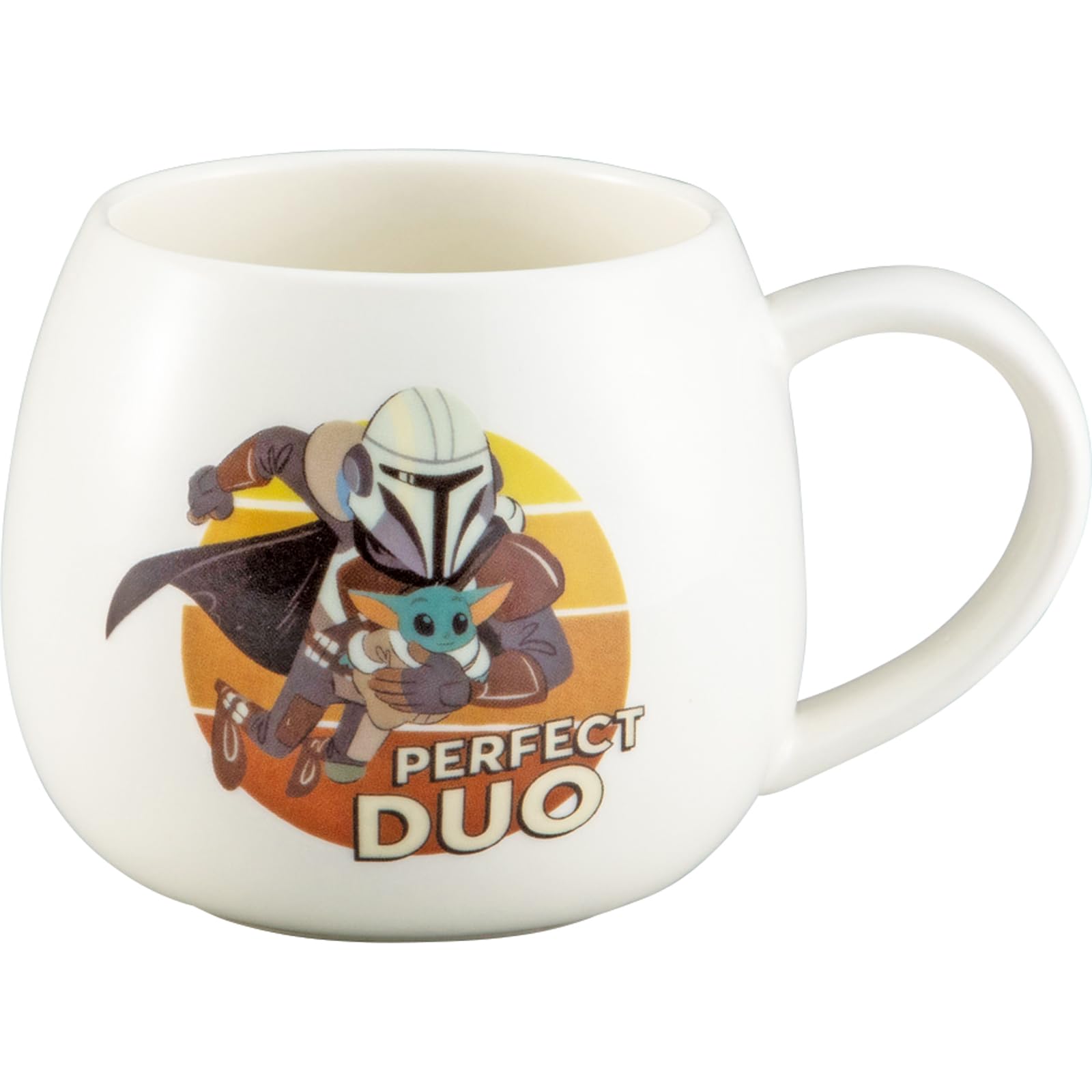 

Sun Art Round Coffee PERFECT 12 x 200ml Star Wars Birthday Made in Star Wars Mug, DUO, Approx. 8cm, Capacity, Mando, Tableware, Merchandise, Gift, белый