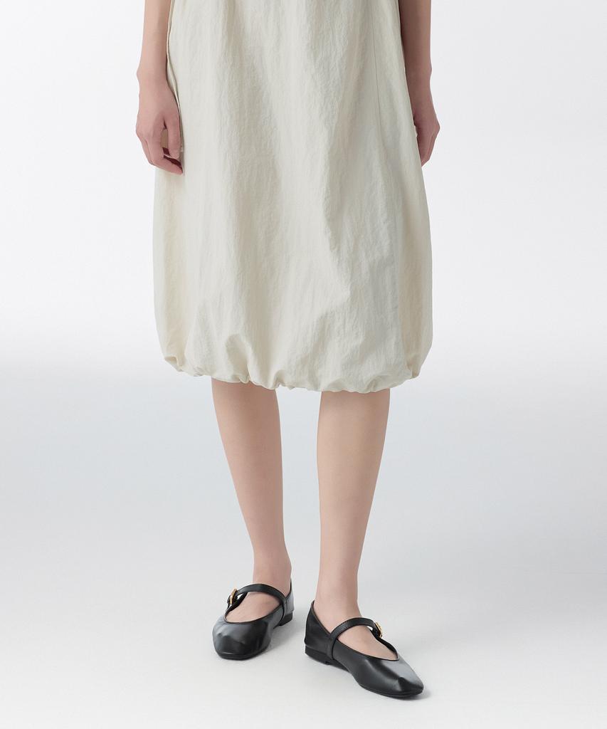 Musinsa Standard Woman Women'S Nylon Cutout Long Dress [Cream]