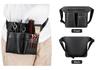 PU Leather Barber Apron Bag: Half-Length, Large-Capacity, Crossbody or Waist for Hairdressing Tools and Scissors