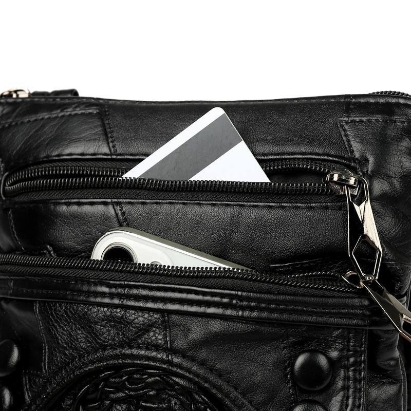 Women's Soft Leather Coin Purse Crossbody Bag