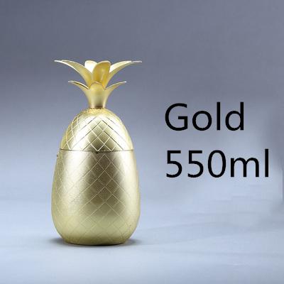 Pineapple Mug 400ml/550ml/900ml Moscow Mule Copper Mugs Metal Mug Cup Stainless Steel Beer Wine Coffee Cup Barware
