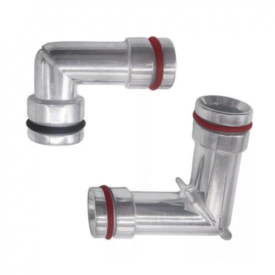 2Pcs Heater Hose Elbows Upper & Lower For Chevy Pontiac Buick 12565082 24503423