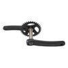 Mountain Bike Crank Arm Set Hollow One Piece Positive Negative Teeth 34T Aluminum Alloy Bicycle Crank Set