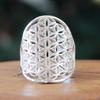 [World Accessories Carmelo] Flower of Life, Divine Geometry, Flower of Life, Sterling Silver 925 Ring (11)