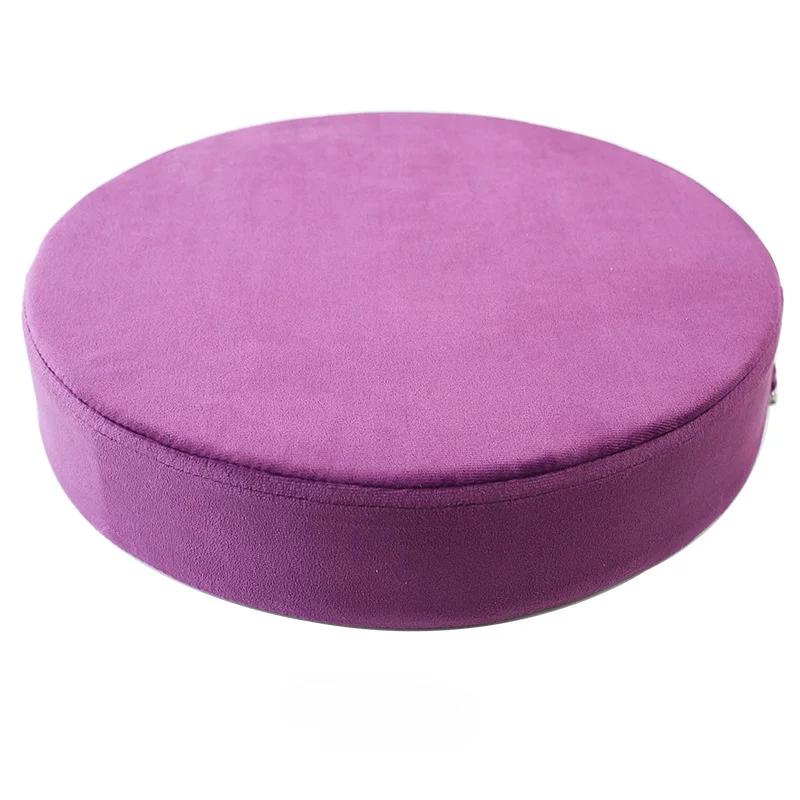 35/40/45/50cm Round Chair Cushion Memory Cotton Office Anti-slip Velvet Anti-fouling Cushion Home Thicken Soft Back Pillows