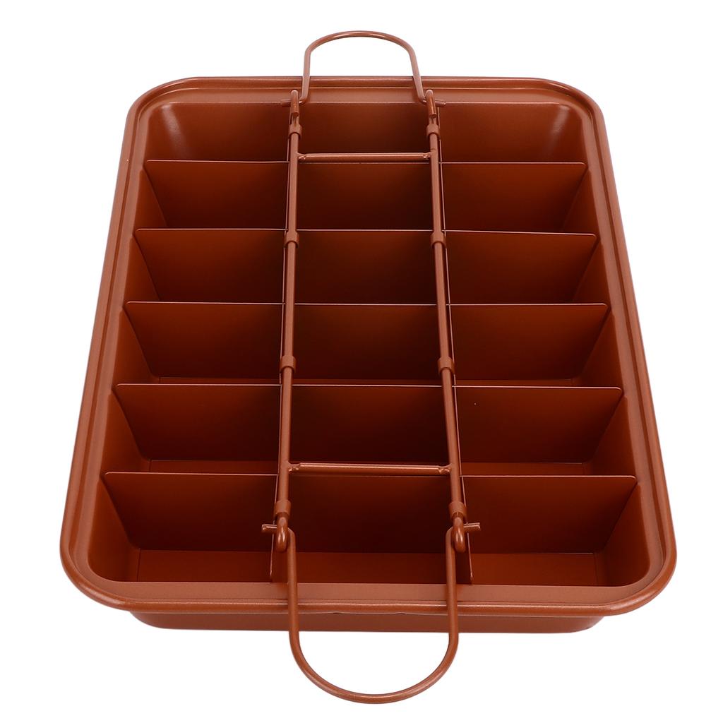 Cake Baking Mold Set High Carbon Steel Grid Bread Baking Tray with Non Stick Coating Kitchen Bakery Accessory