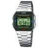 Watch Digital Display Japanese Quartz Stainless Steel Band A163WA-1QES