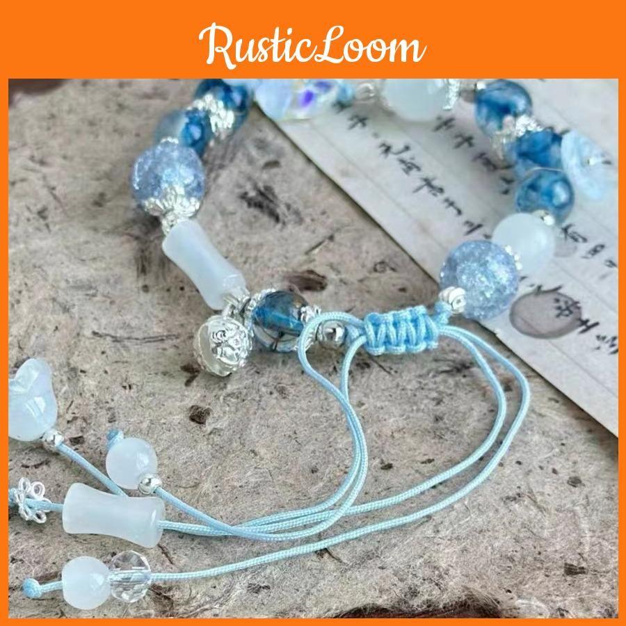 Exquisite Floral Beaded Bracelet For Women 2024 Chinese Adjustable Style