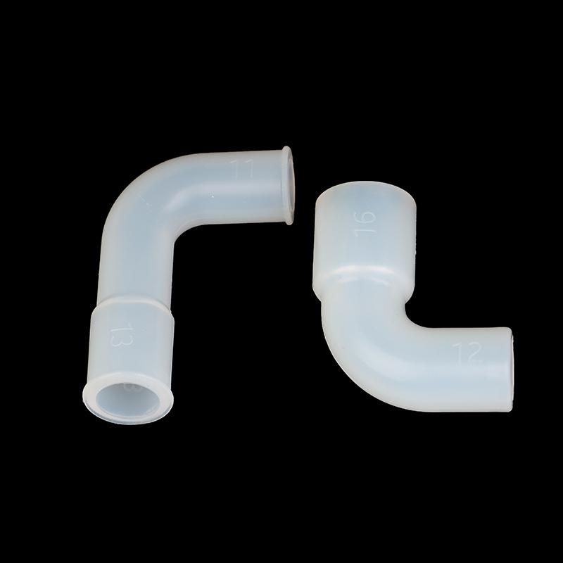 1 sztuka Silikonowy Kolanko Miękkie Twarde Rury Złączka Zmienna Średnica Elastyczny Kąt Prostego Gumowa Złączka Akwarium Nawadnianie Ogród