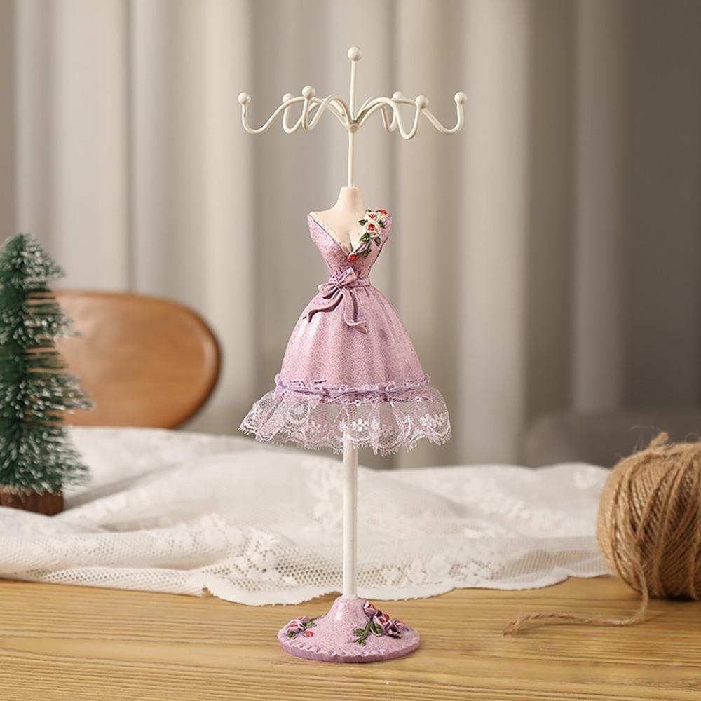 Organizer Rack Necklace Mannequin Display Stand Princess Earrings Rack Stand Display  Jewelry Store