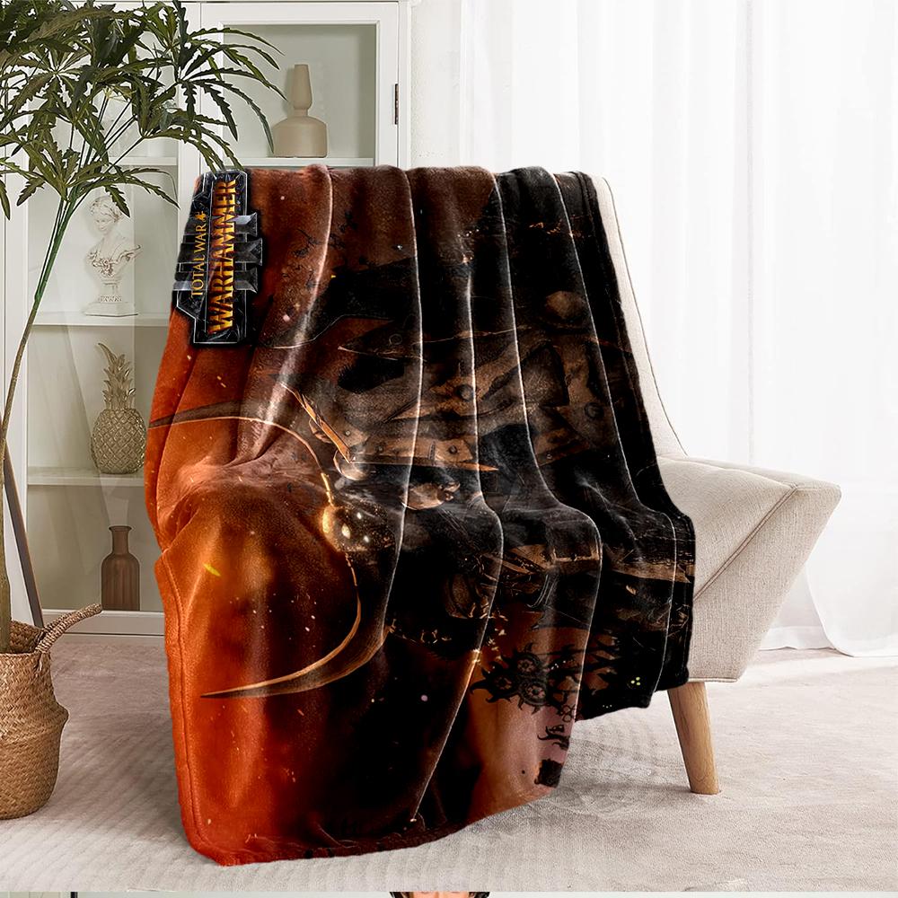 Total War Theme Printed Blanket - Perfect for Couch, Bed, Travel & Outdoor Use | Machine Washable, Cozy & Durable.