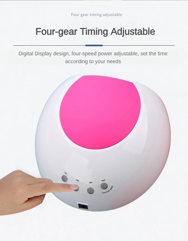 Sun2C UV-Nagellampe, 48 W, Gel-Nagellack-Trockner, Pediküre-Licht, Maniküre-Lampe, Nail Art, Gel-Trockner, Maschine, Nagel-LED-Lampe, nicht schwarz