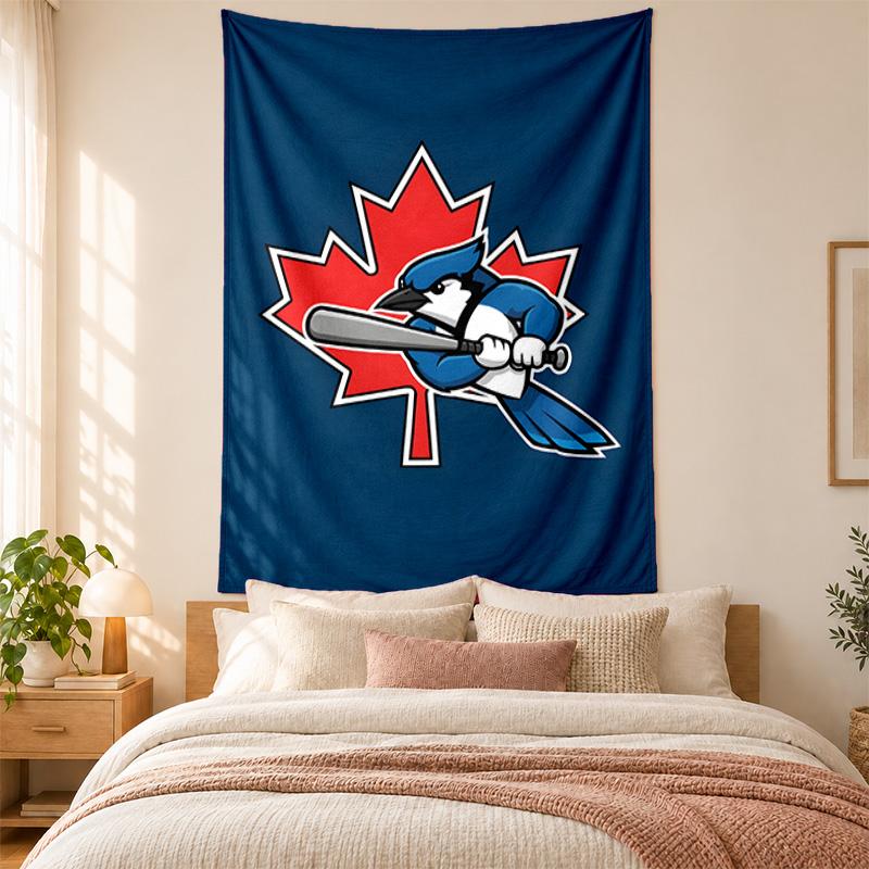 Blue Jays Academy Tapestry highquality for decorating living room bedroom dorm walls ideal as bedroom wallart orholiday gift