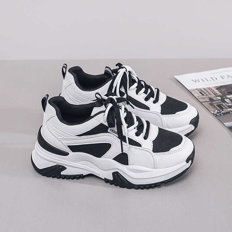 Fashion Thick Sole Spring Boots High Sneakers Luxury Brand Ladies Shoes High Sneakers Woman Sport Loafers Pretty Sneacker Different