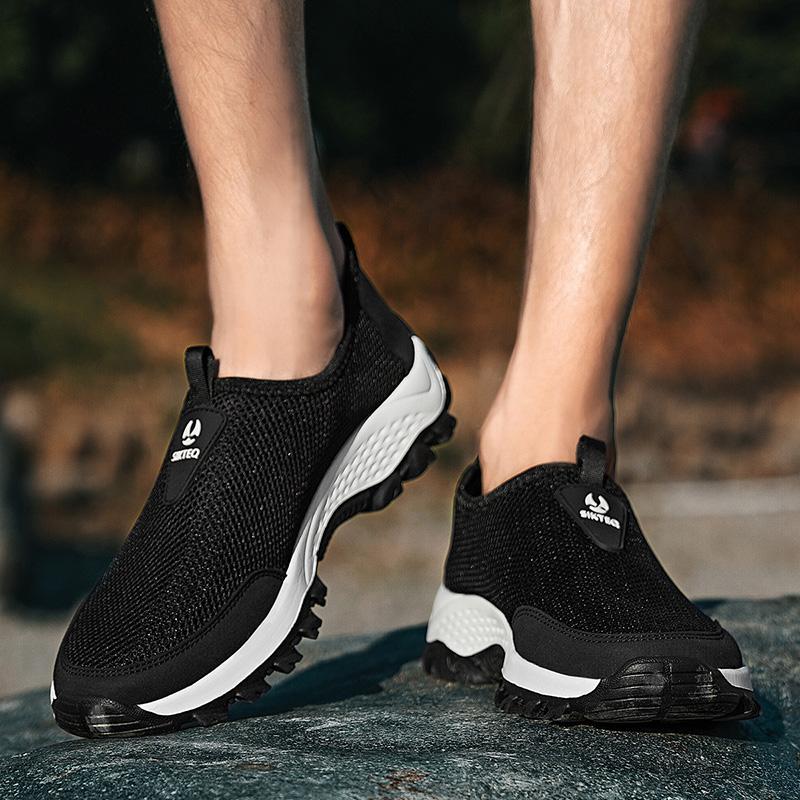 Men Shoes Breathable Classic Running Sneakers for Man Outdoor Light Comfortable Mesh Shoes Slip On Walking Shoes Tenis