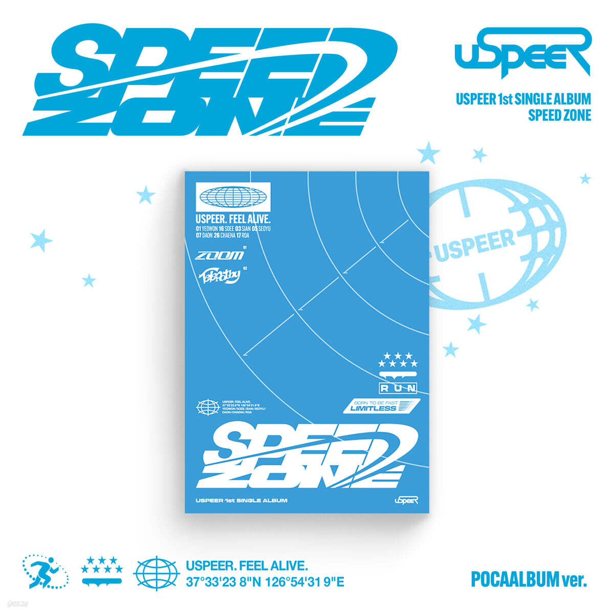

USPEER (Youthsphere) - 1st SINGLE ALBUM [SPEED ZONE][POCA ALBUM ver.]