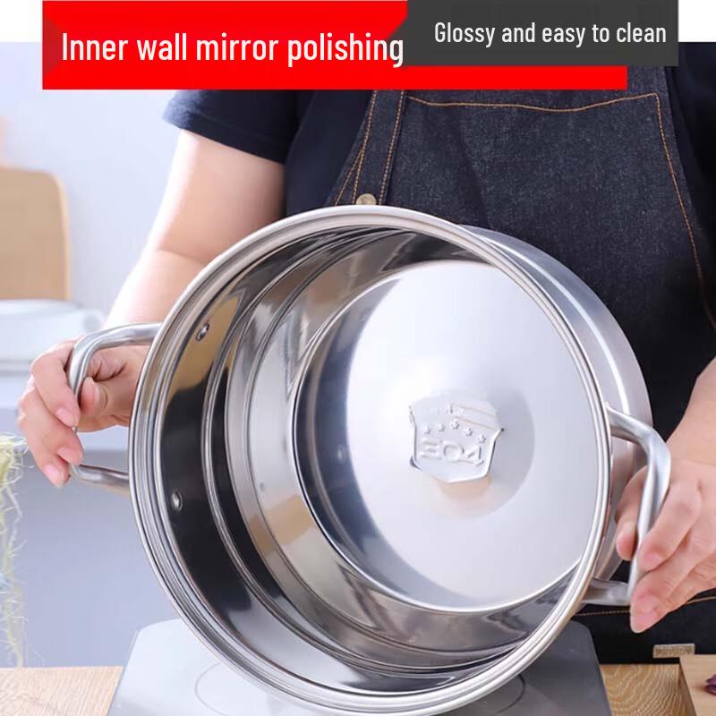 Sule 304 Rustfritt Stål 5-Etasjes Kommersiell Dampkoker, 32 cm