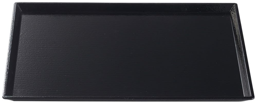 Fukui Craft Clear Stream Long Wooden Black 11017925 TA) 11-inch Tray, чёрный