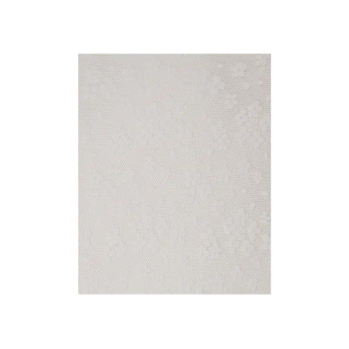 Lace Mini Flower Over-the-Knee Socks (White)