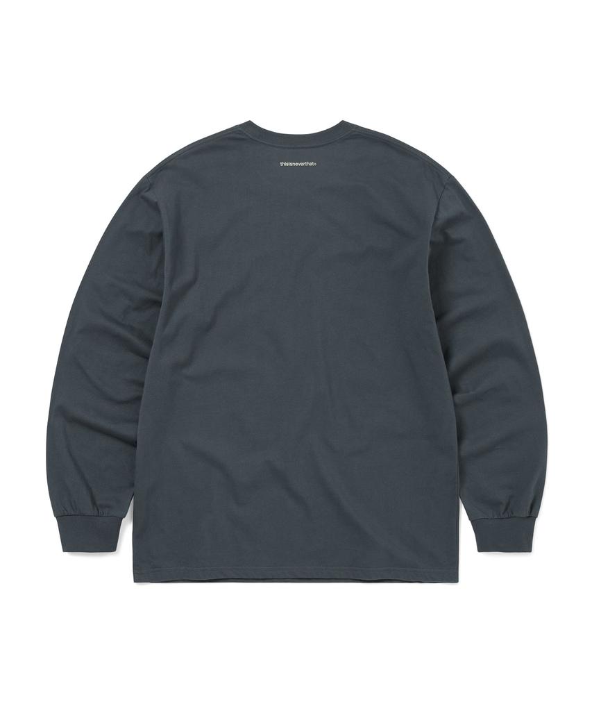 THISISNEVERTHAT T-Logo L/S Tee Faded Navy