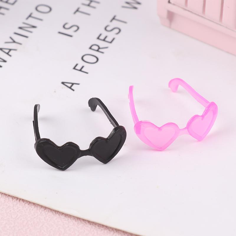 20 szt. Mini Plastikowe Okulary Okrągłe Oprawki Okulary Dla Lalek High Dzieci Zabawka Mini Okulary Losowe Akcesoria Dla Lalek