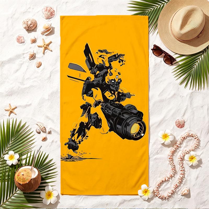 Bumblebee Soft Beach Towel Stylish Beach Pool Towel for Summer Seaside Vacation Travel