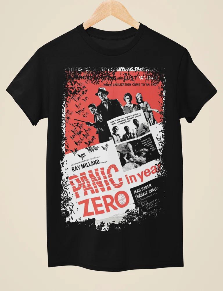 Panic In Year Zero (1962) Movie Poster Inspired Unisex Black TShirt S