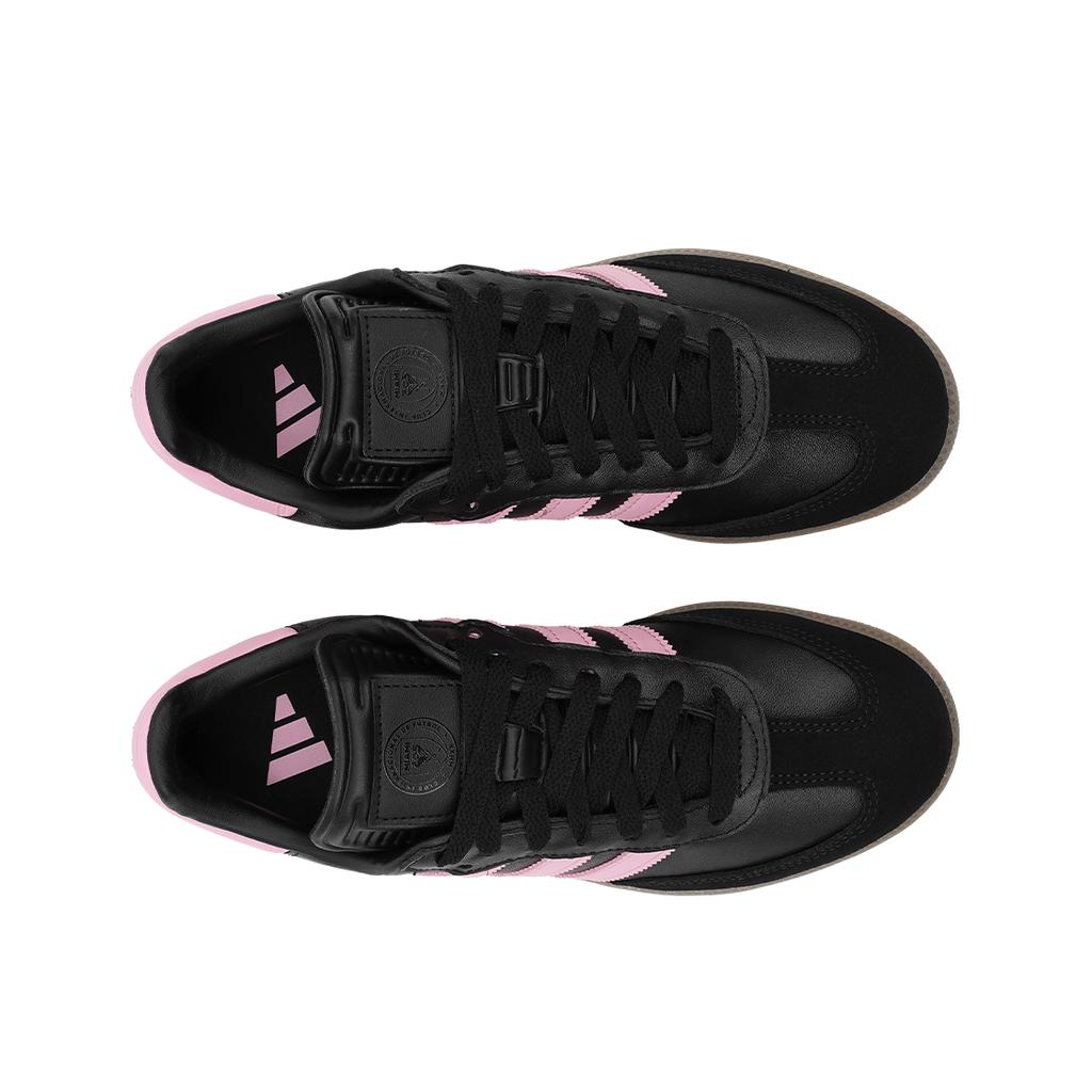 Lionel Messi x adidas Samba Inter Miami CF - Kit da trasferta Scarpe da ginnastica da uomo Nero Nero principale Rosa chiaro IH8157