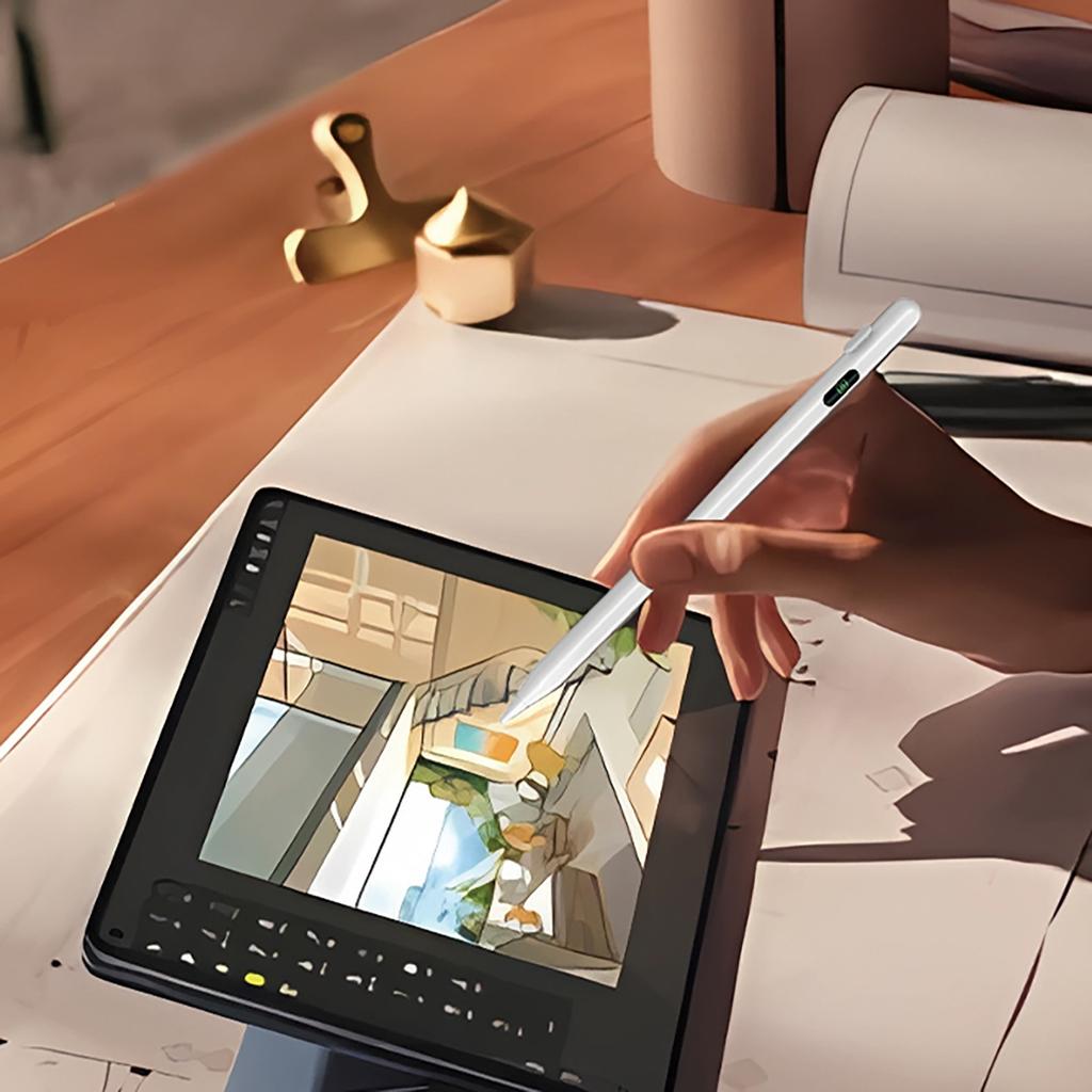 Aktiver Stylus Universal für Android und iOS USB-C - Weiß