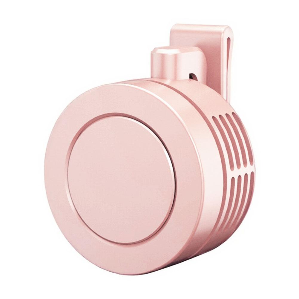 900mAh Portable Bladeless Mini Clip Fan Outdoor Handheld Air Cooling Waist Fan 3 Speeds Wind Rechargeable Electric Personal Fan