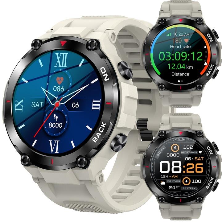 Smartwatch Męski Zegarek Z Funkcja Gps Wodoodporny Polskie Menu 480Mah