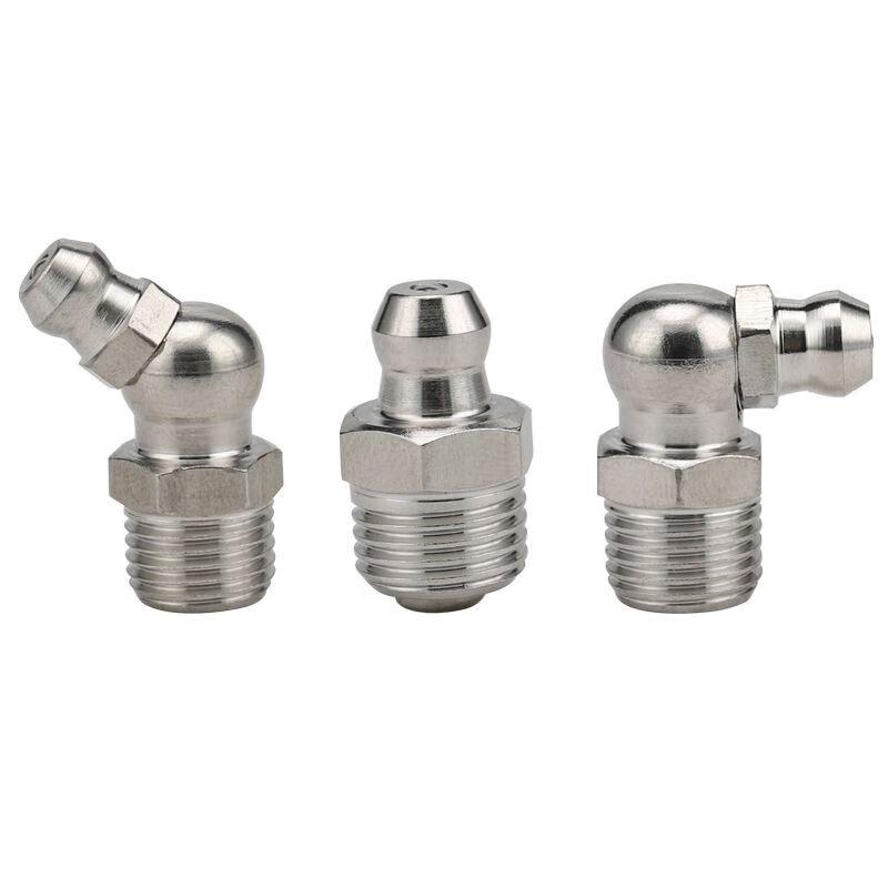 Nickel-Plated 90-Degree Right Angle Grease Nipple