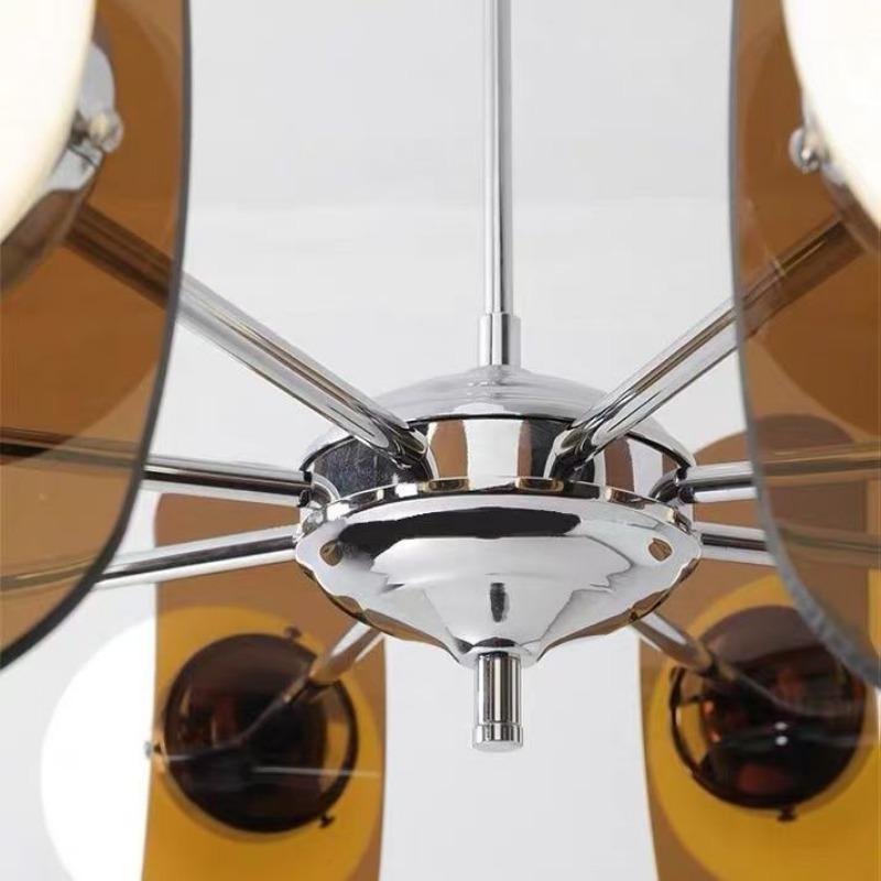 Kreise Kronleuchter Magische Bohnen Hängelampe Kreative Vintage Glaslampe Esszimmer Home Küche Insel Lichter