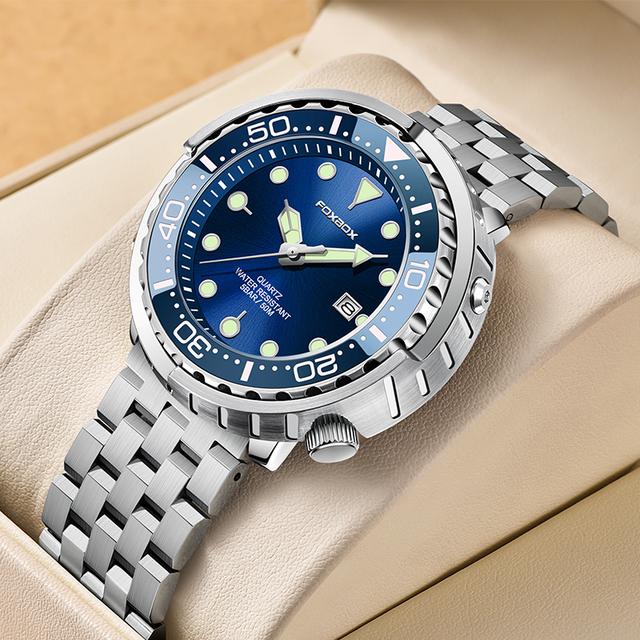 2022 LIGE New Fashion Men Watch Top Brand Luxury Stainless Steel Wristwatch Quartz Date Clock Waterproof Watch