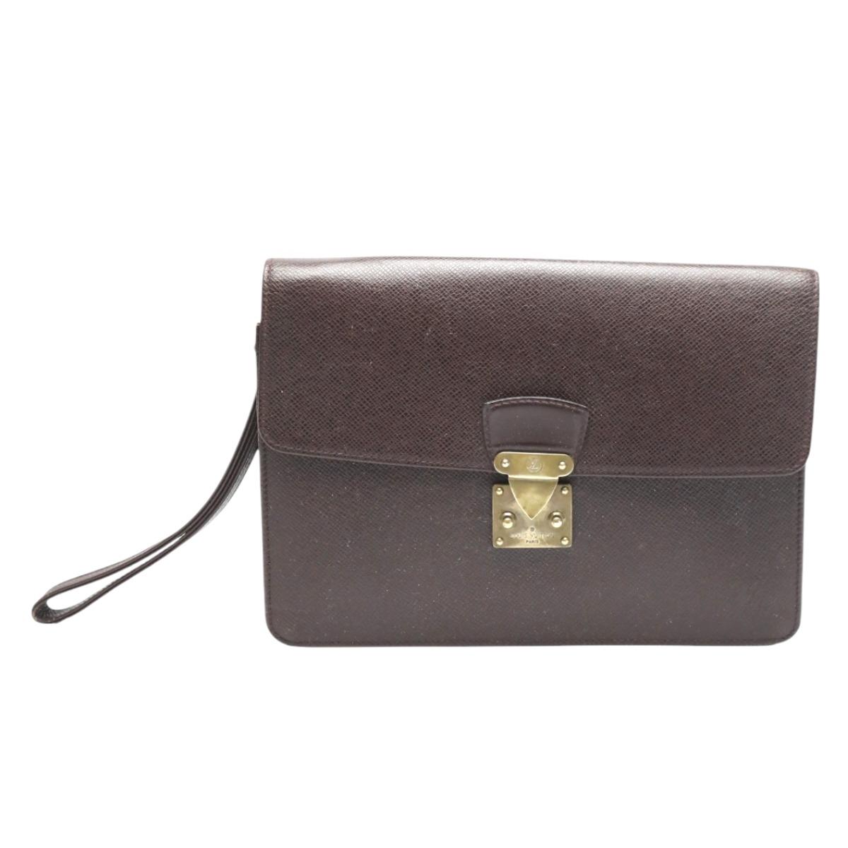 Louis Vuitton Деловая сумка Taiga Krad Taiga Akajou мужская M30196 Б/у