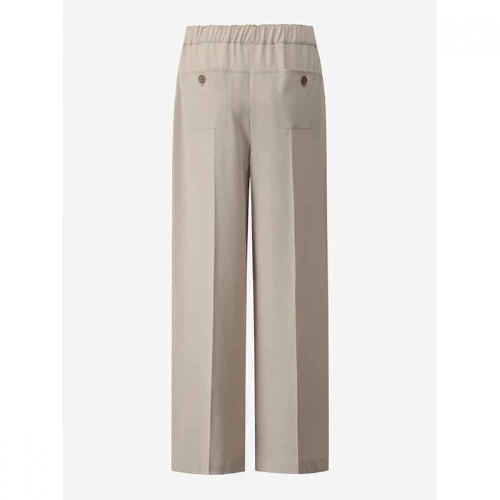 Cc Collect. Back Banding Two Tuck Wide Pants C252msa033