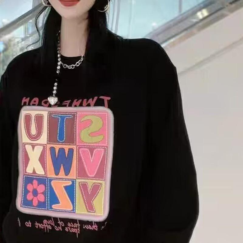 Women's Chic Dopamine Hoodie: Stylish European Mid-Length Velvet Jacket for Autumn/Winter
