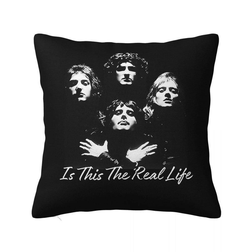 Queen Freddie Mercury Square Pillowcase Cushion Cover Decorative Pillow Case Throw Pillow Cover for Home Sofa Living Room
