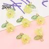 Three-dimensional Flower Charm 10Pcs DIY Pendant Three-Dimensional Simulation Texture Resin