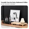 Wooden Tray with Feet Minimalist Decor Smooth for Vanity