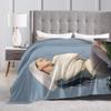 Soft Blanket Camping Rosalia Lux  Throw Blanket  Flannel Bedspread For Couch Chair Sofa Bed Graphic Sofa Bed Cover