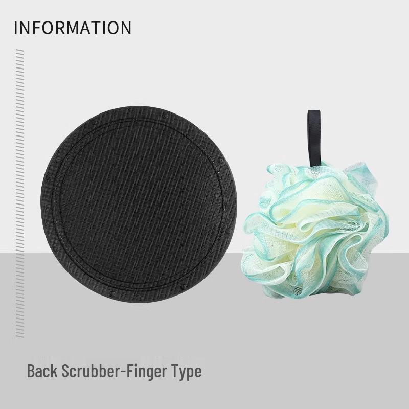 Women's and Men's Exfoliating Back Scrubber Disc: Painless Bathing Towel