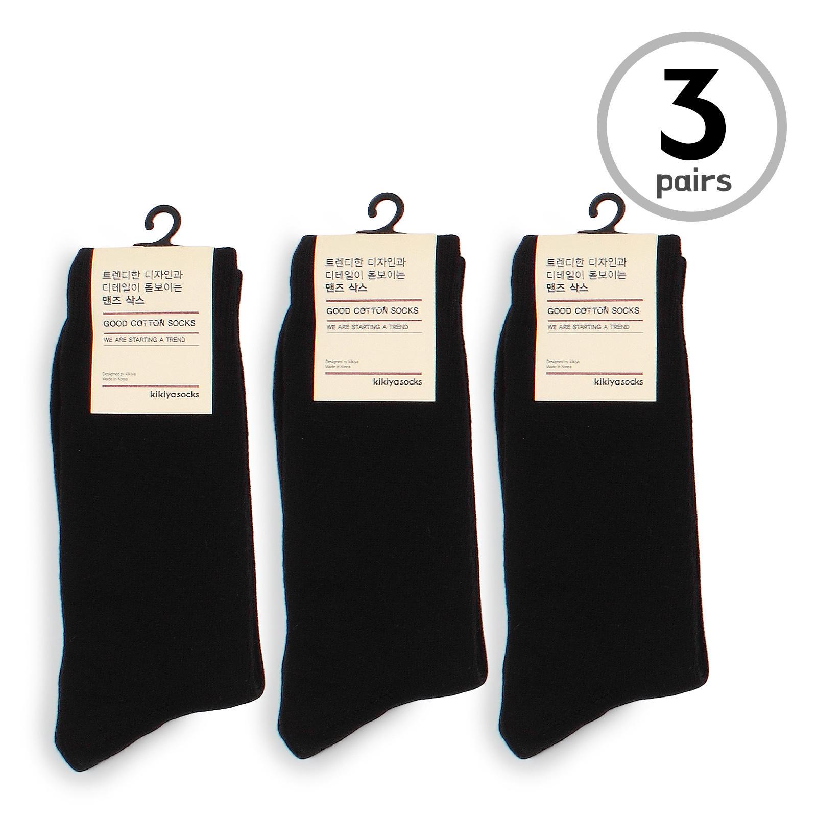 

Мужские классические носки, 3 пары (черные) NG 26-28cm
