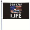 Single-Sided 91.44x152.4cm German Waddensee Flag with Red, Yellow, and White Stripes and Eagle Emblem Pattern, Durable Polyester Material for Outdoor/
