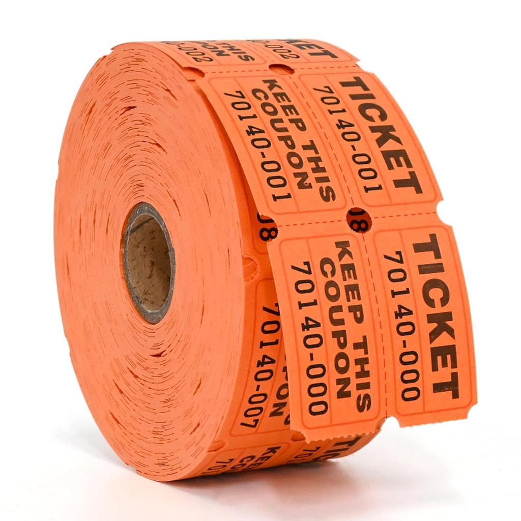 1000pc Color Tearable Admission Coupon Voucher Coupon Prize Draw Coupon
